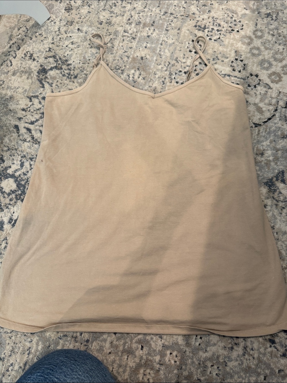 Old Navy Neutral Beige V-Neck Camisole nude